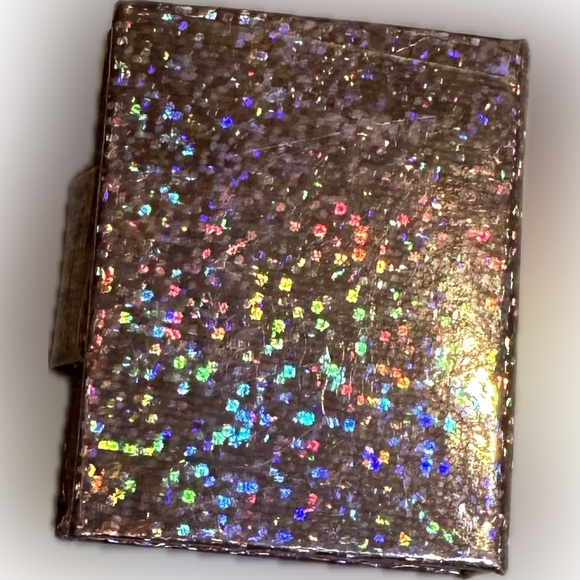 VTG TINY JOURNAL NOTEBOOK PINK GLITTERY 1.25”x2” KEYCHAIN SIZE MINI COLLECTIBLE - Picture 2 of 8